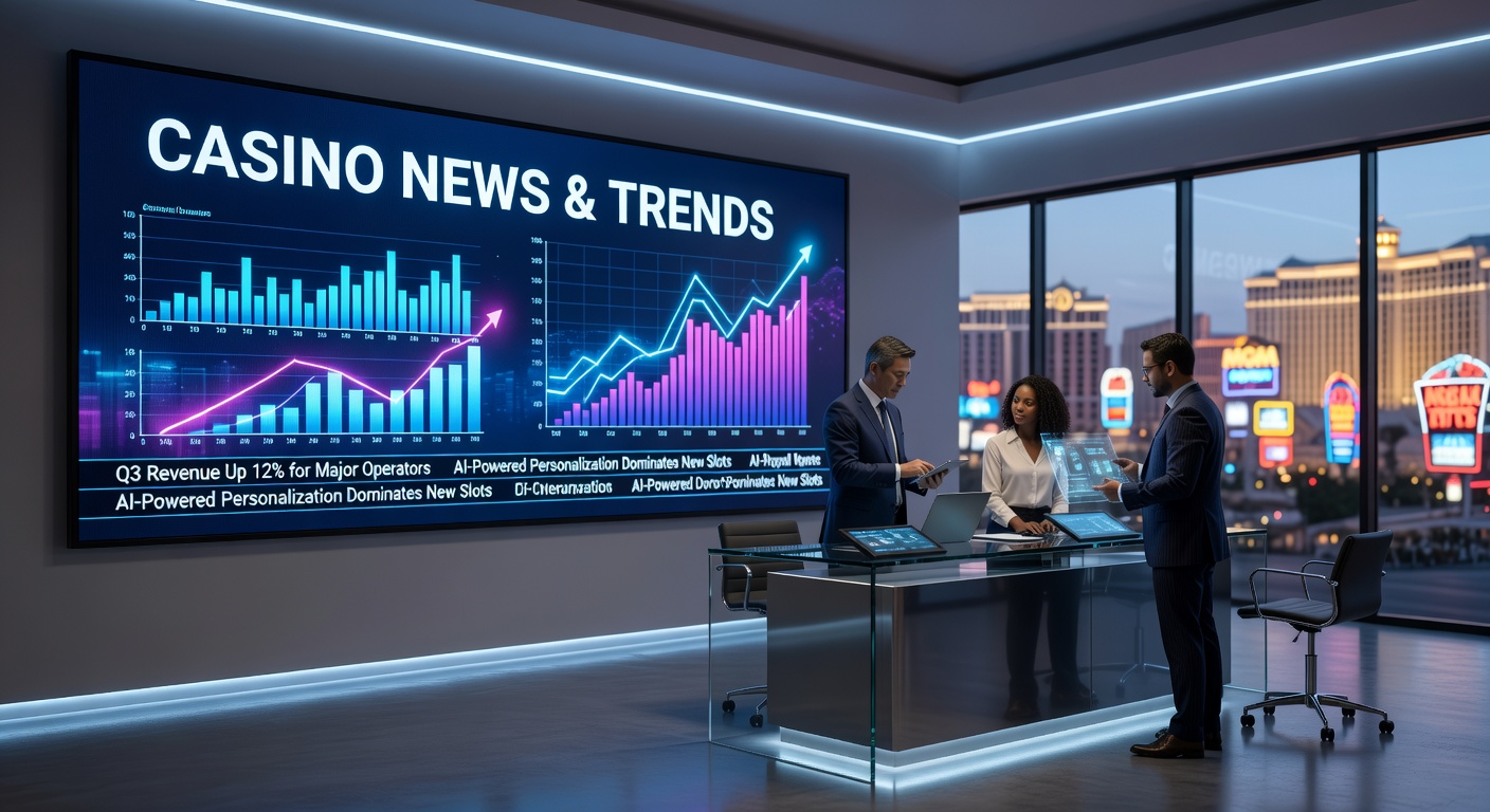 Casino gaming floor with slot machines and roulette tables under bright lights, symbolizing the high-stakes world of gaming acquisitions