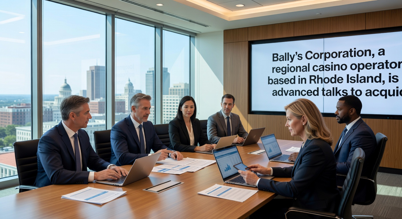 Modern online betting app interface on a smartphone, displaying live odds and casino games, representing the digital assets at stake in the Bally’s-Evoke deal