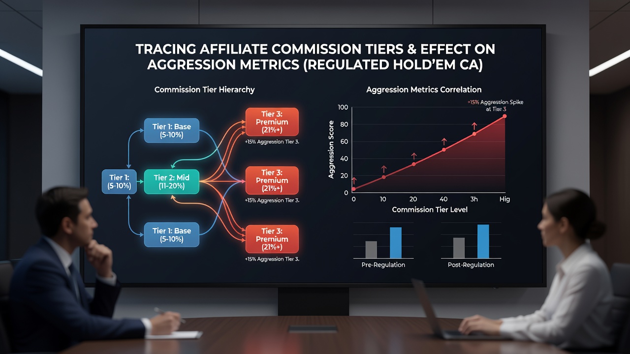 Graphs displaying aggression factor trends tied to affiliate tiers